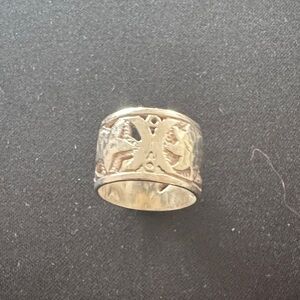 Silpada Silver Statement Ring Size 8